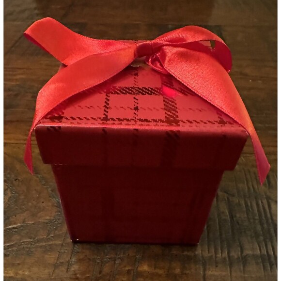 Holiday Lane Imitation Pearl Ornament Snowflake Earrings In Gift Box - Picture 2 of 3